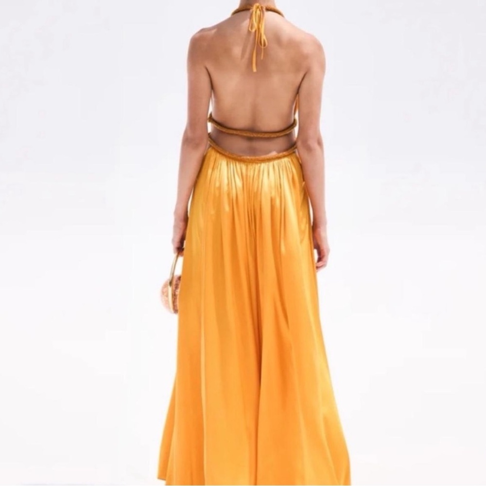 Cult Gaia Gold Silk Dress - Picture 5 of 7